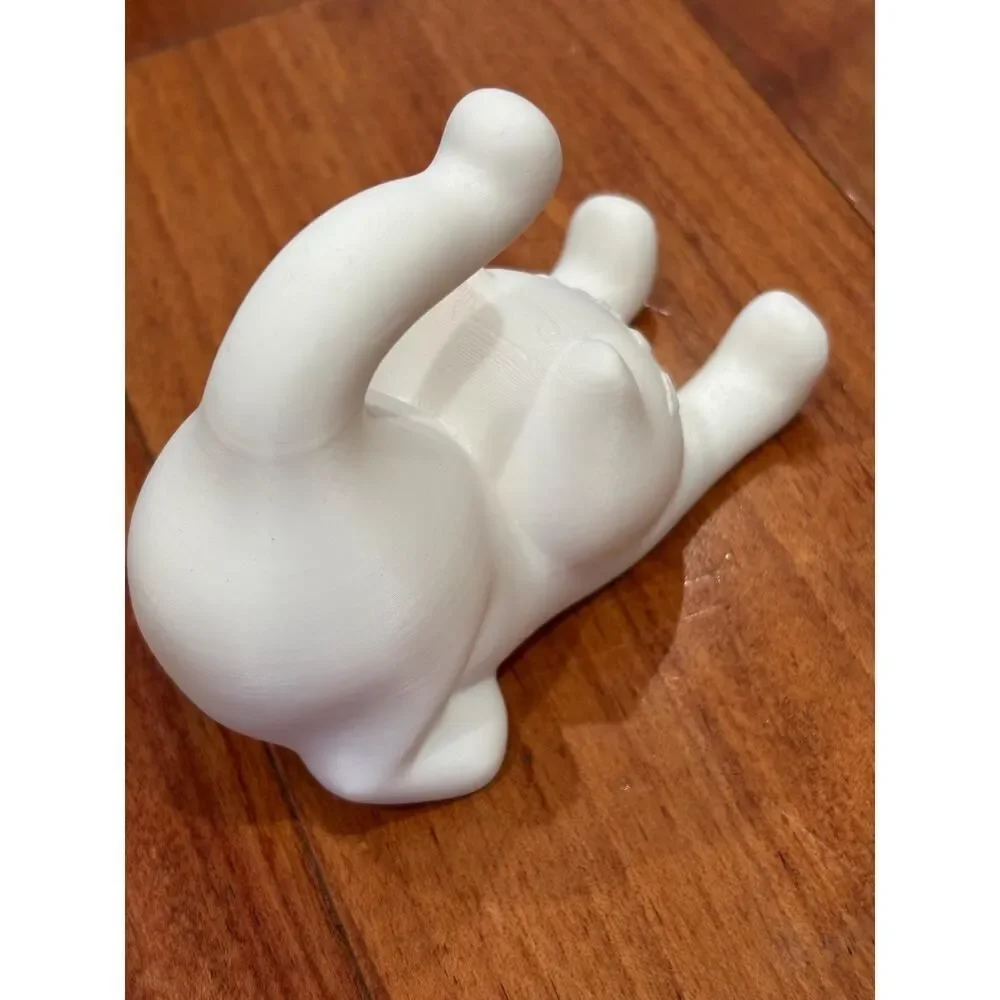 Cute Cat Phone Stand & Paint-Your-Own Figurine DIY Coloring Toy | Desk Accessory
